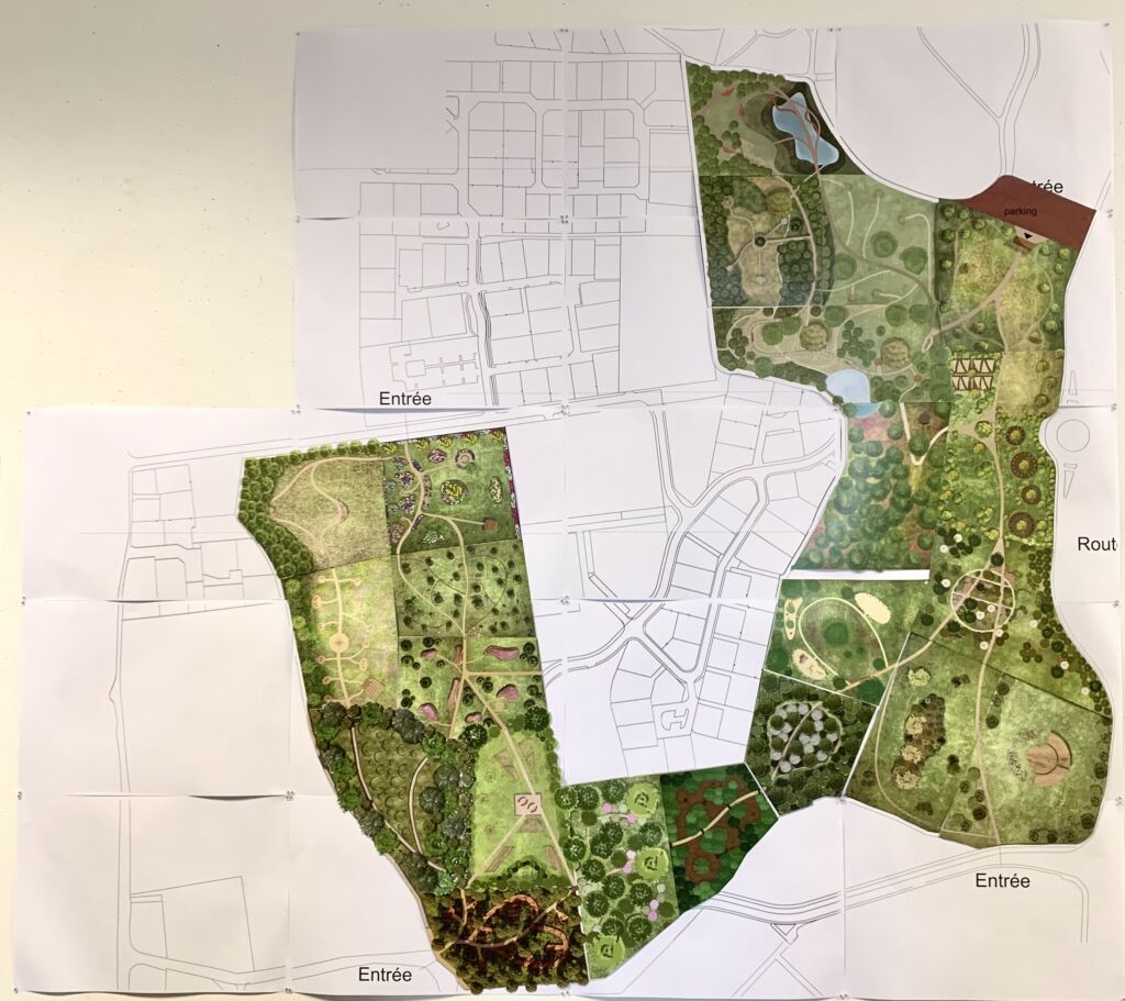 A3 Architecture paysagère, Le parc urbain ensemble