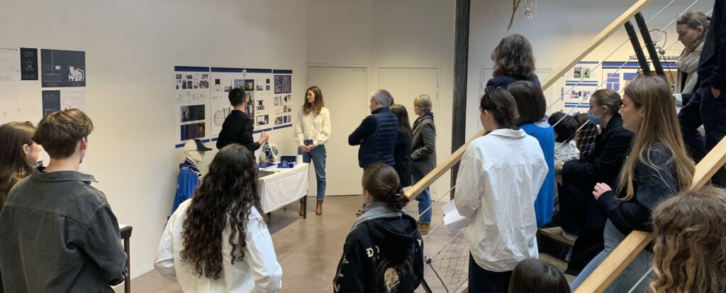 Rendu A3 architecture intérieure. Stand événementiel pour le RCV. 2